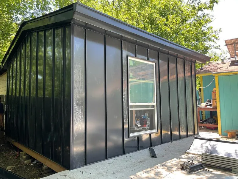 Black standing seam metal wall panels for Roof Inspection in Amory